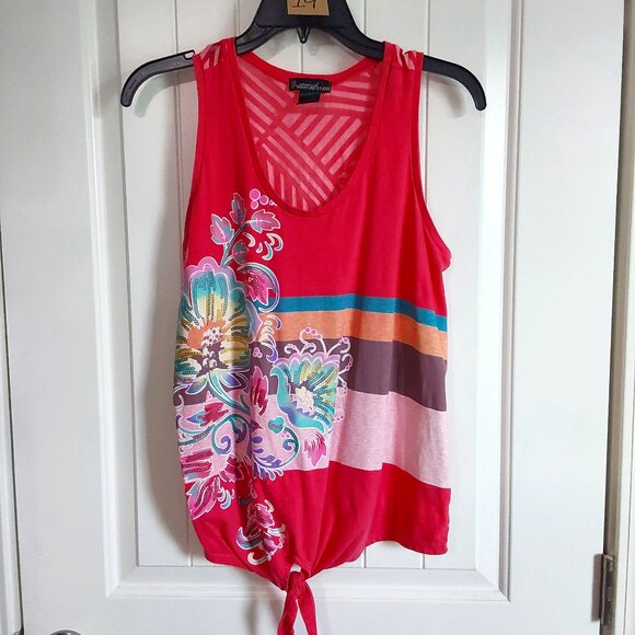 Signature Studio Tops - Tie tank top